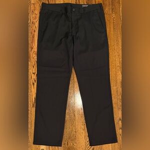 Mizzen+Main Performance Baron Trim Fit Chino Pants Black Men’s 34x30 (Fit 35x30)